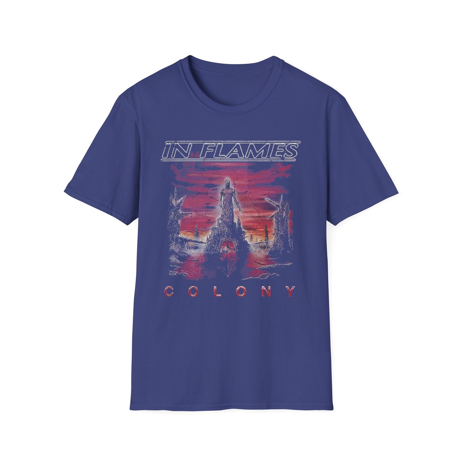 In Flames Colony Unisex Softstyle T-Shirt