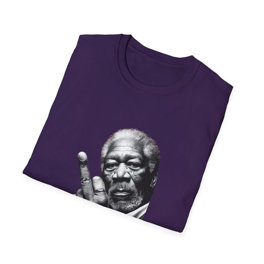 Morgan Freeman Middle Finger Unisex Softstyle T-Shirt