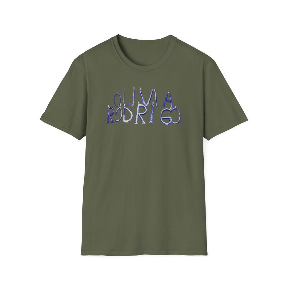 Olivia Rodrigo GUTS vinyl & candles Unisex Softstyle T-shirt