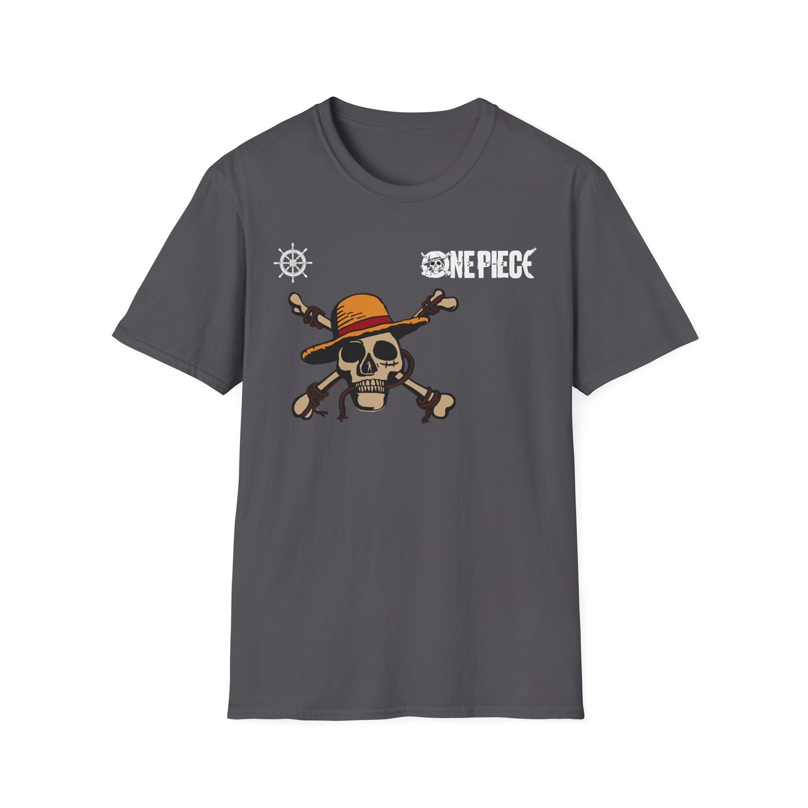 One Piece Straw Hat Pirates Unisex Softstyle T-Shirt
