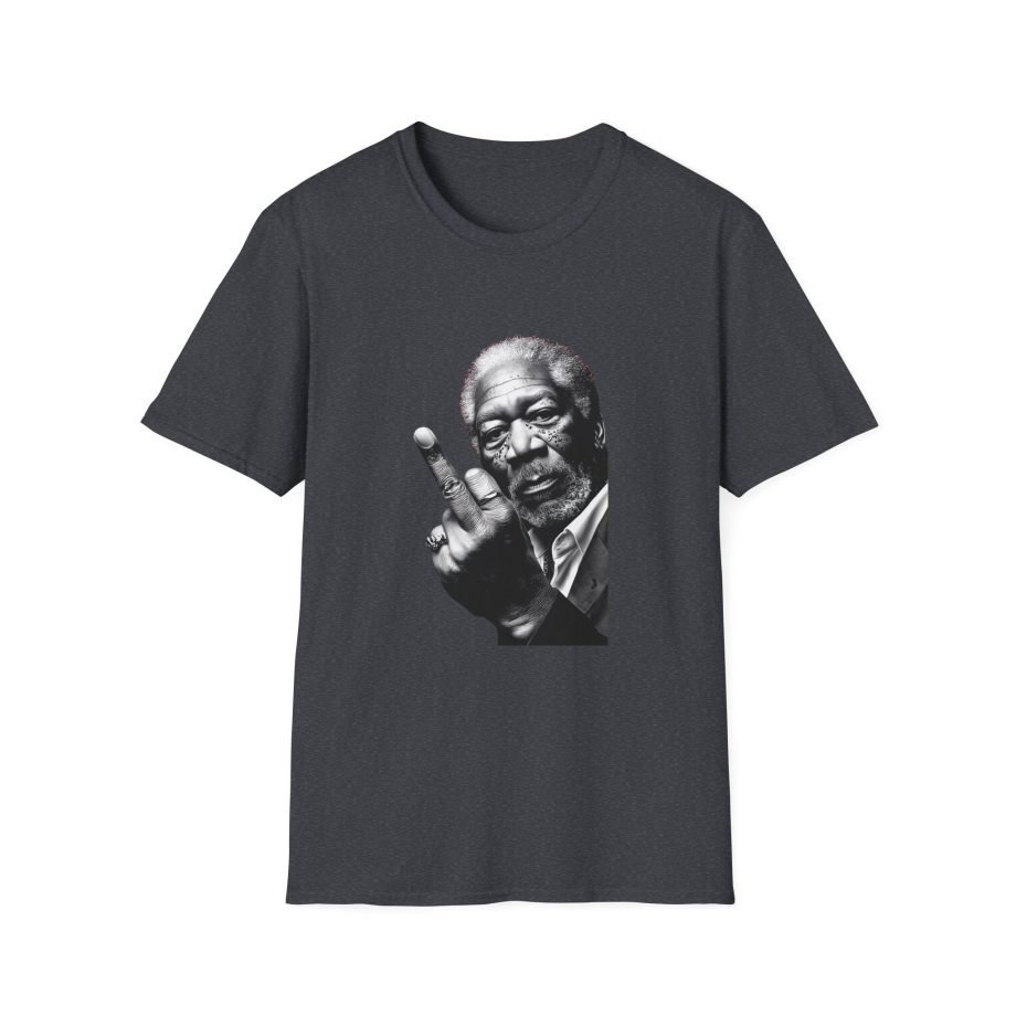 Morgan Freeman Middle Finger Unisex Softstyle T-Shirt