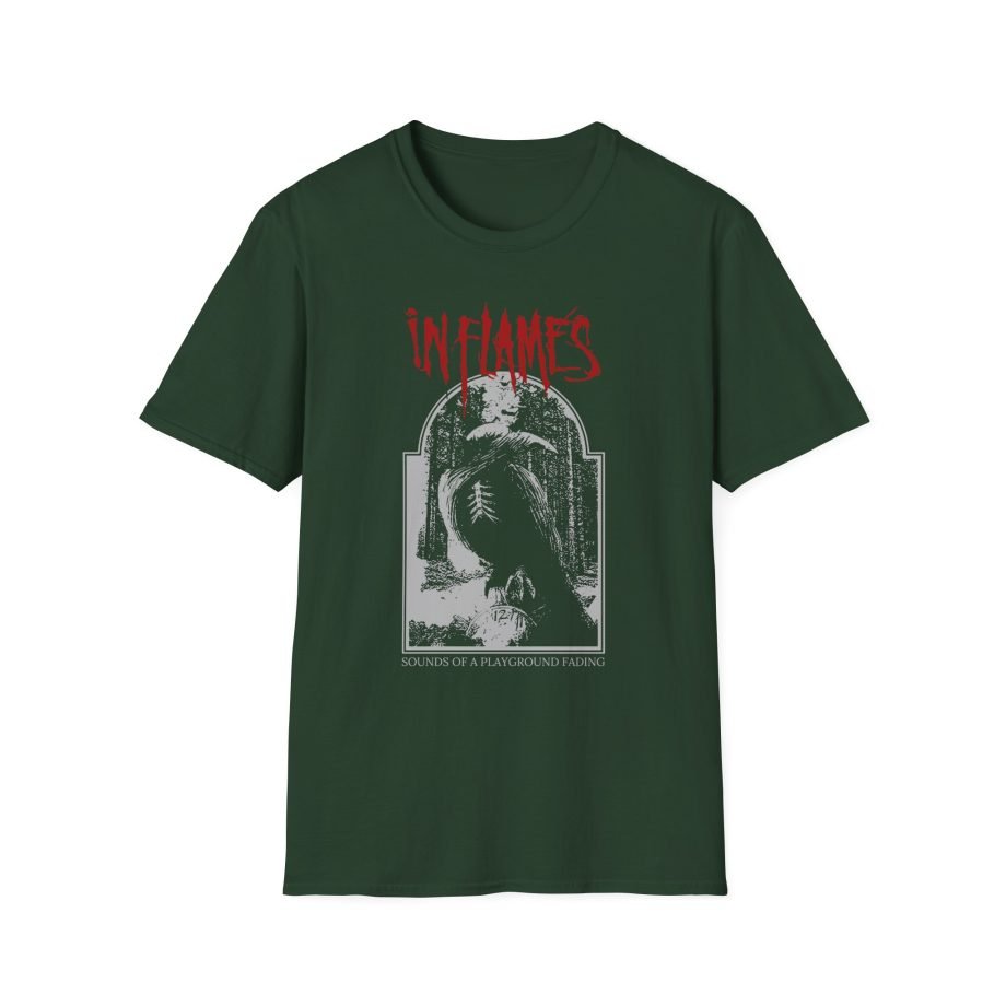 In Flames Sounds of a Playground Fading Reissue Unisex Softstyle T-Shirt