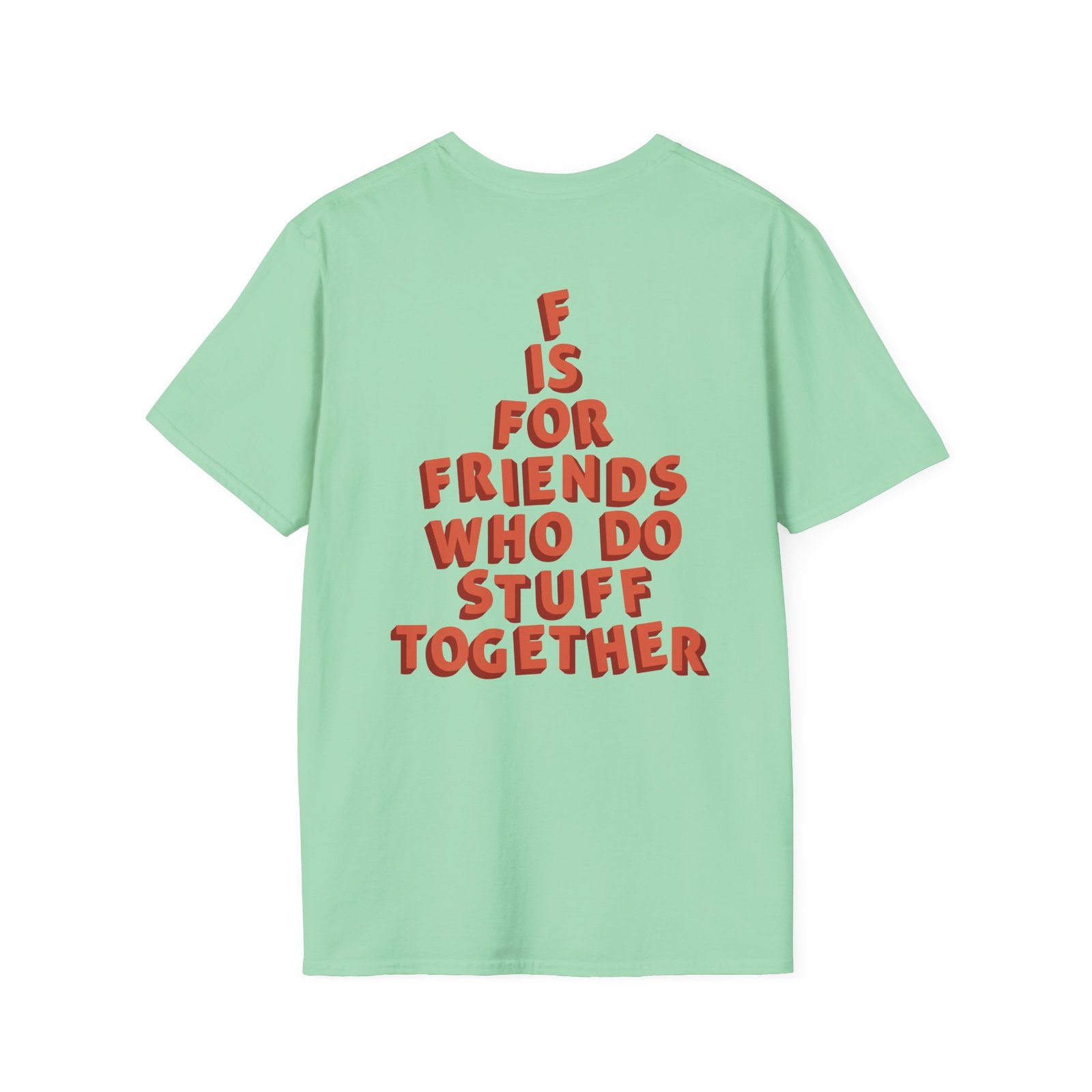 Spongebob Do Stuff Together Unisex Softstyle T-Shirt