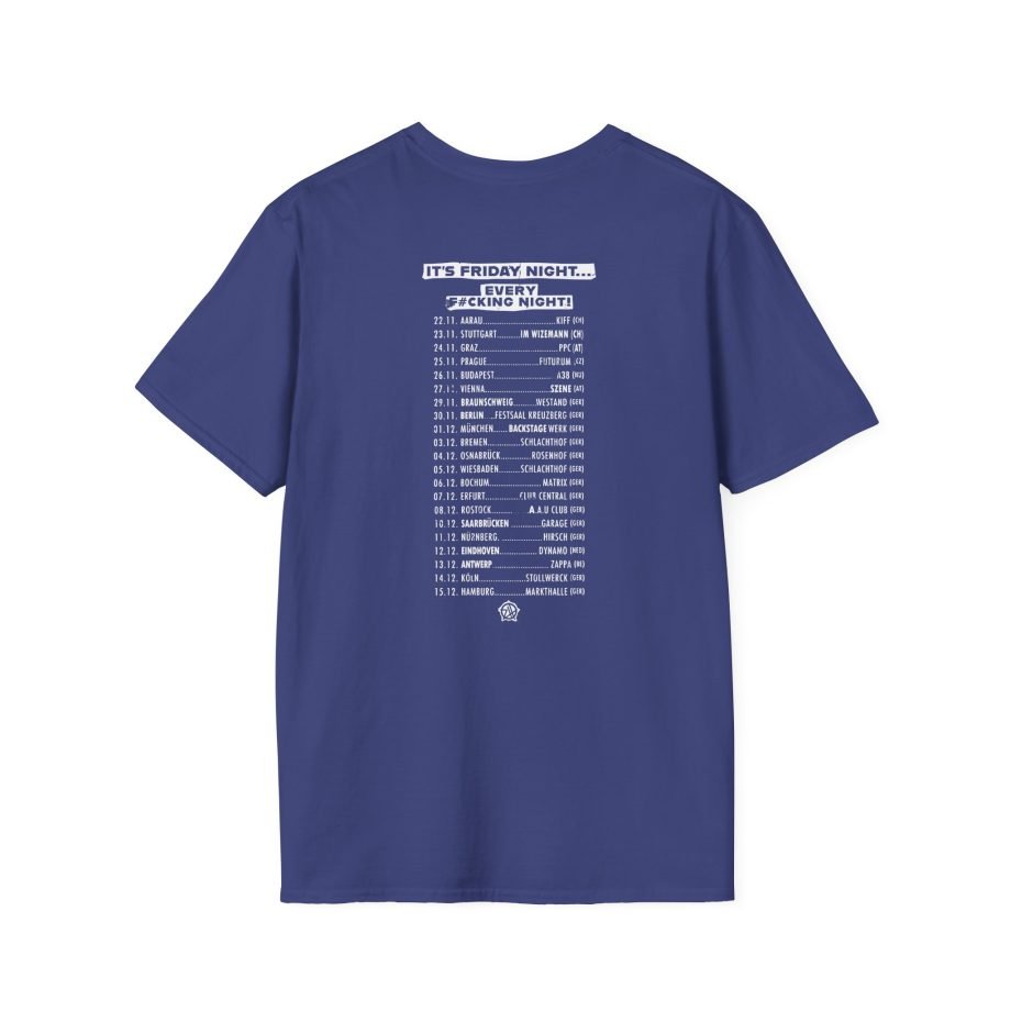 Zebrahead Lightning Skull Friday night tour Unisex Softstyle T-Shirt