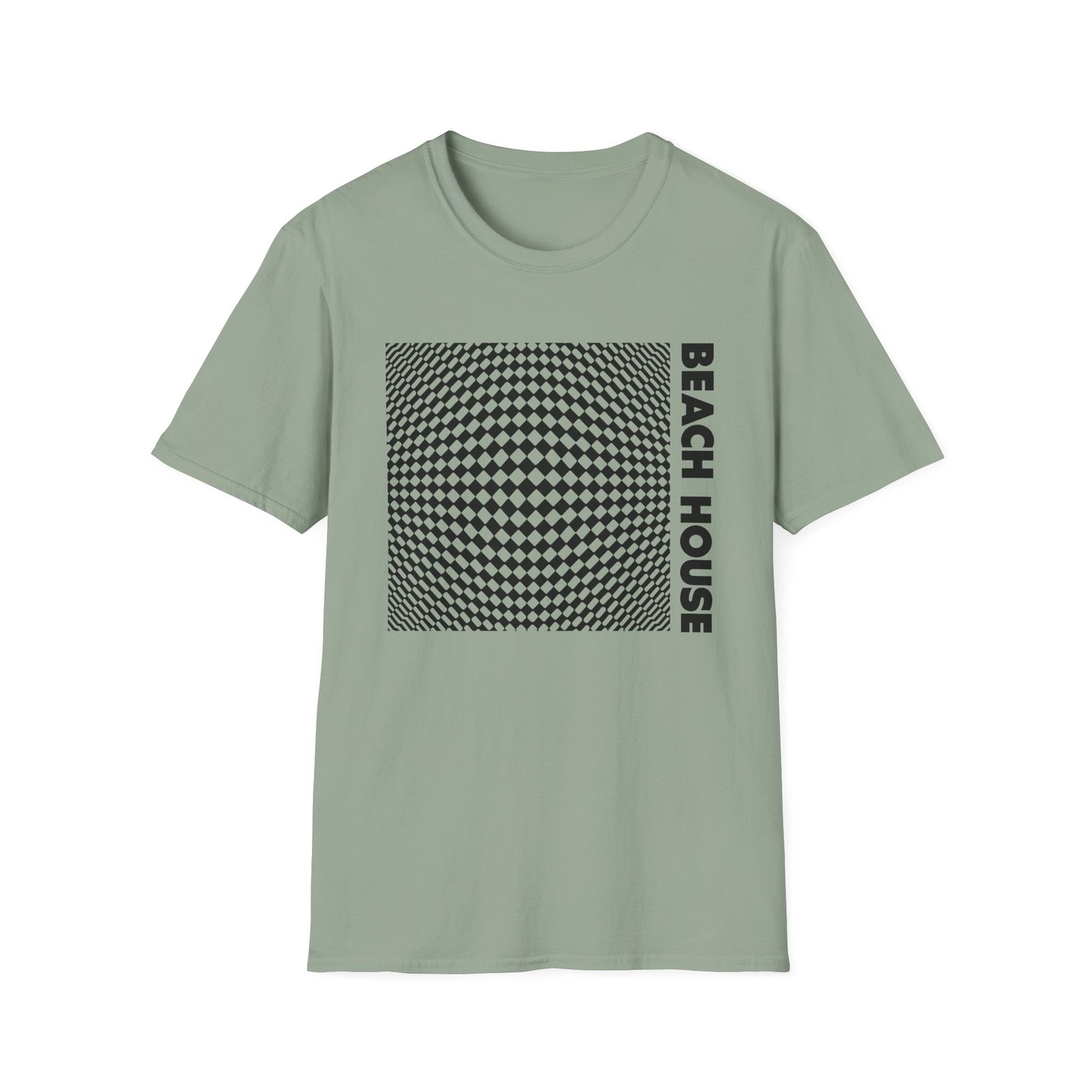 Beach House 7 Op Art Unisex Softstyle T-Shirt