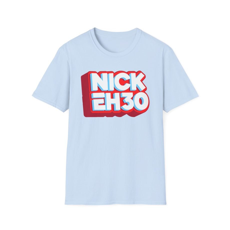 Nick Eh 30 Logo Unisex Softstyle T-Shirt