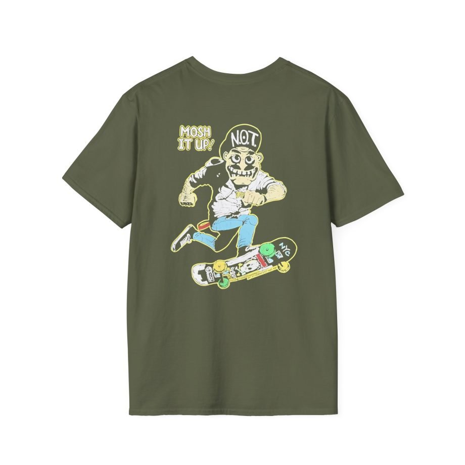 Anthrax Mosh It Up Skater Unisex Softstyle T-Shirt