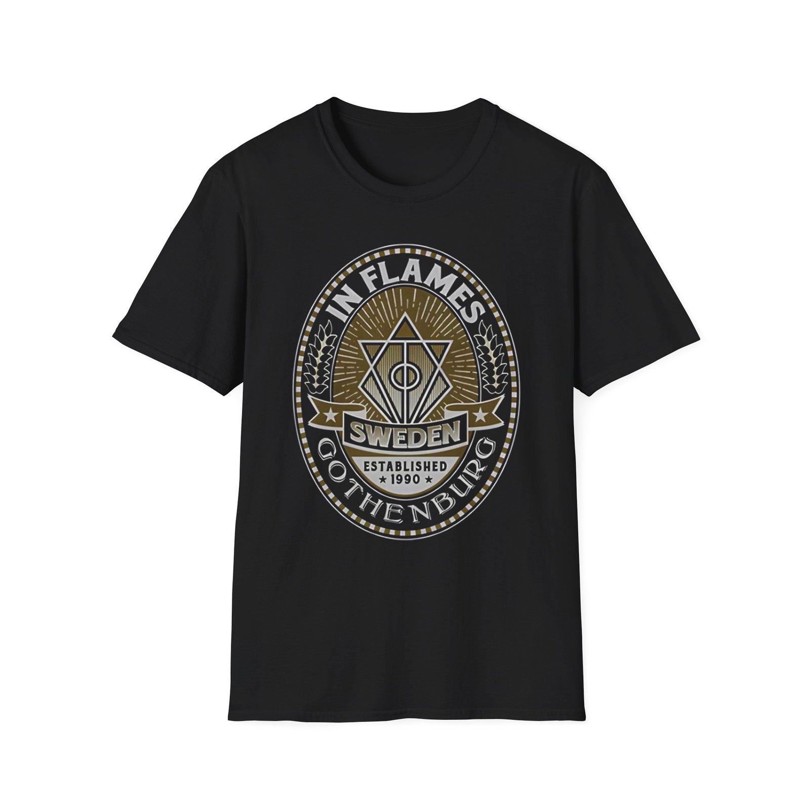 In Flames Gothenburg Crest Unisex Softstyle T-Shirt