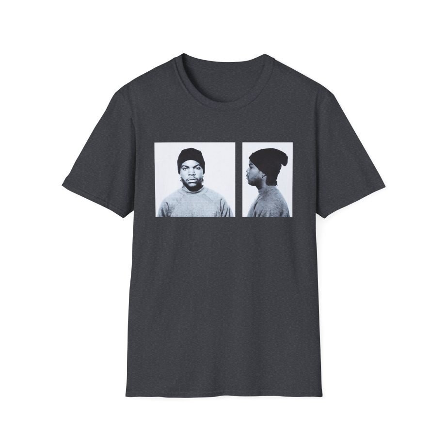 Ice Cube Mug Shot Unisex Softstyle T-Shirt