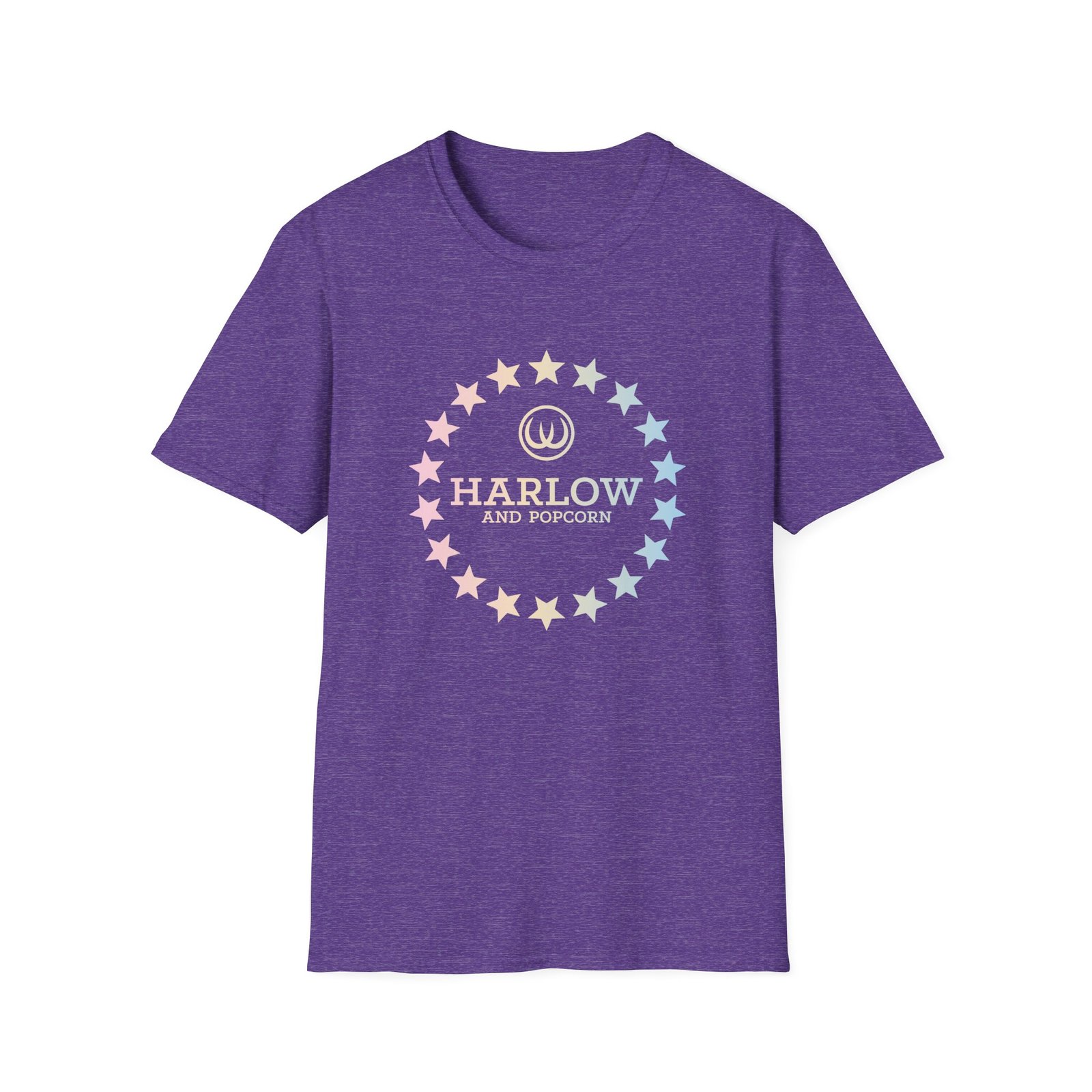 Harlow and Popcorn Unisex Softstyle T-Shirt
