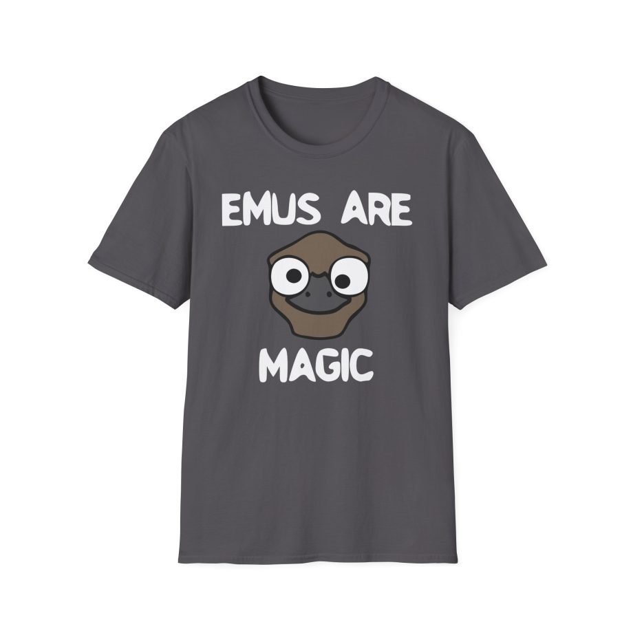Oversimplified Emus Are Magic Unisex Softstyle T-Shirt