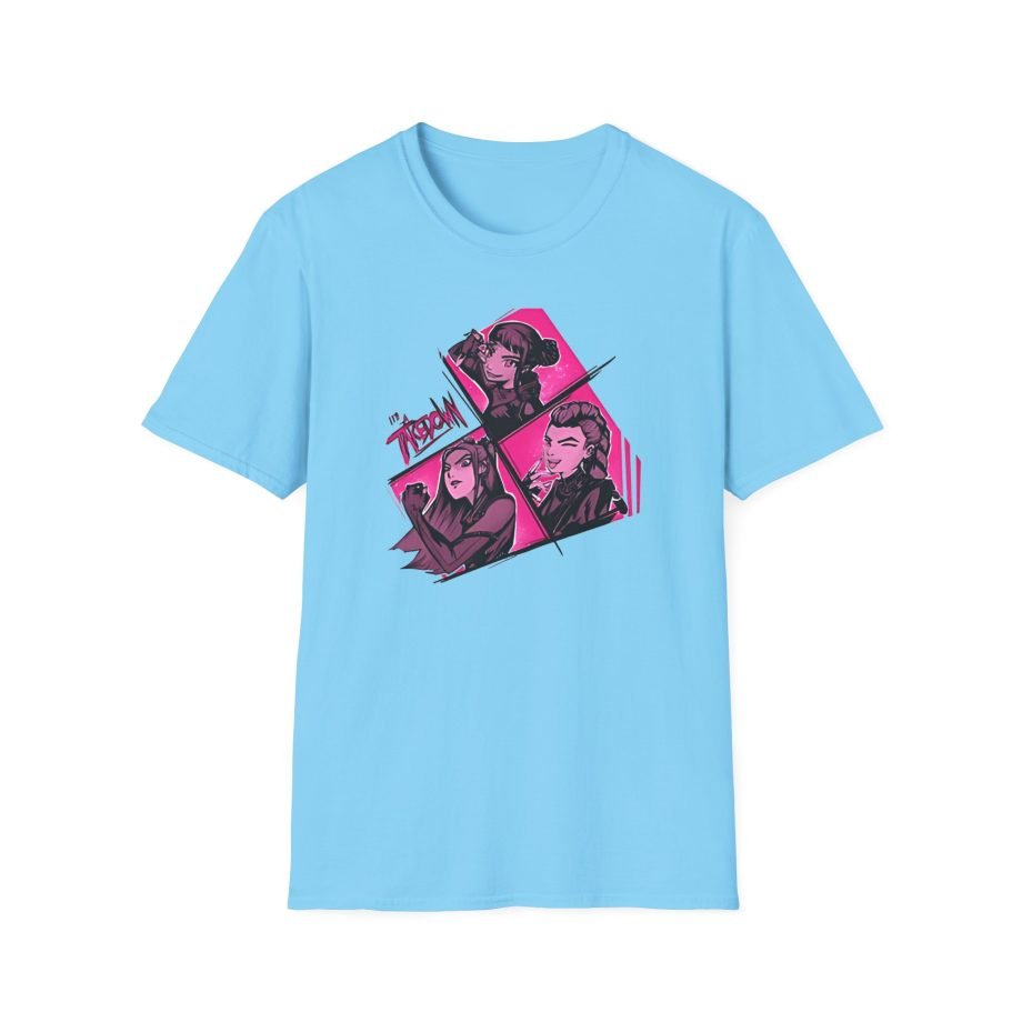 Kpop Demon Hunters Take Down Unisex Softstyle T-Shirt