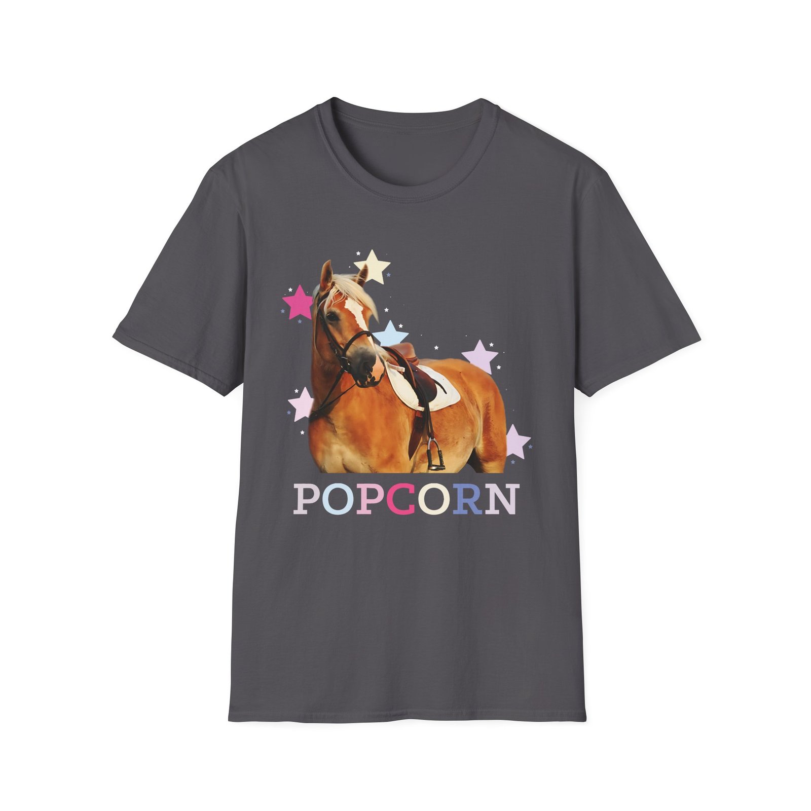 Harlow and Popcorn Stars Unisex Softstyle T-Shirt