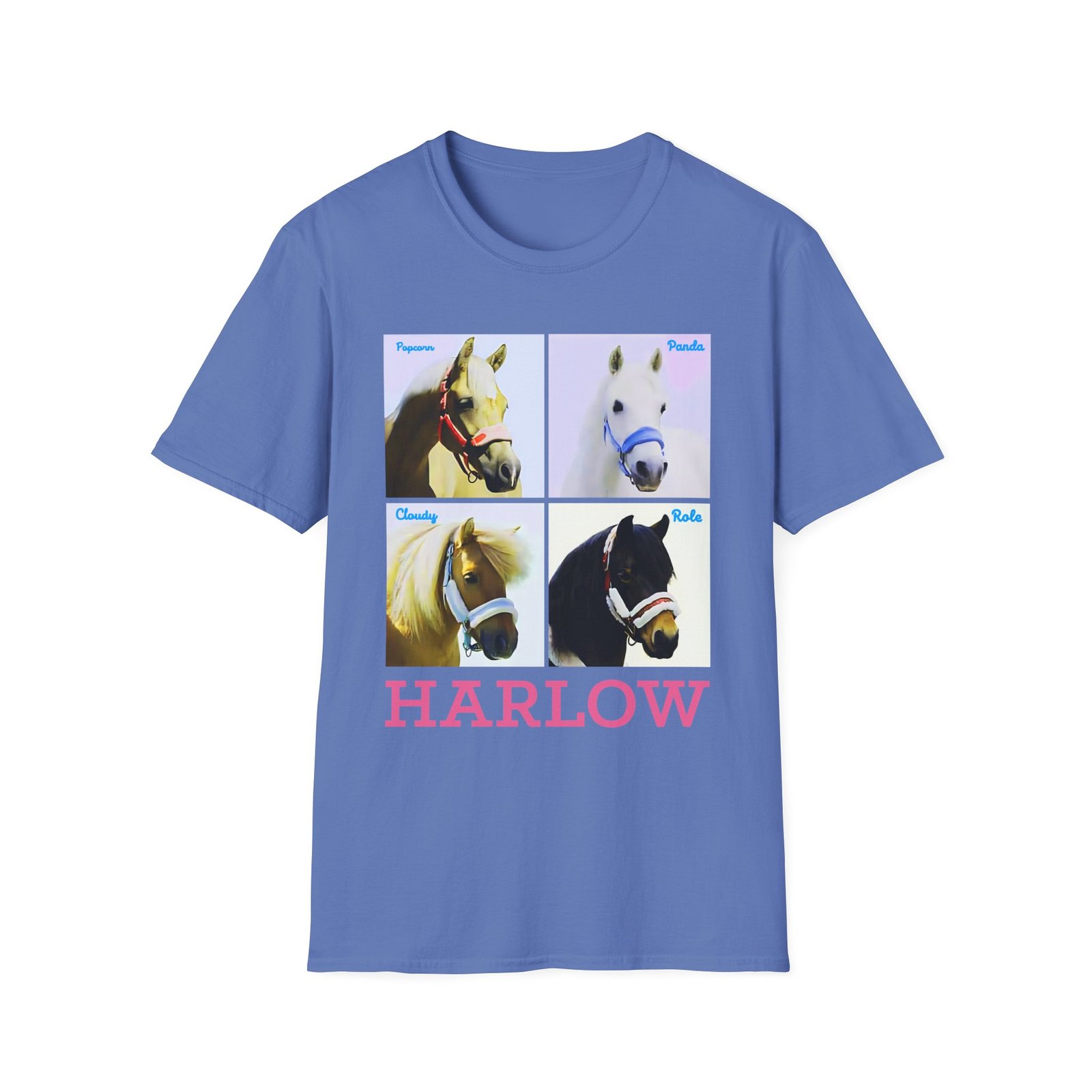 Harlow and Popcorn Unisex Softstyle T-Shirt