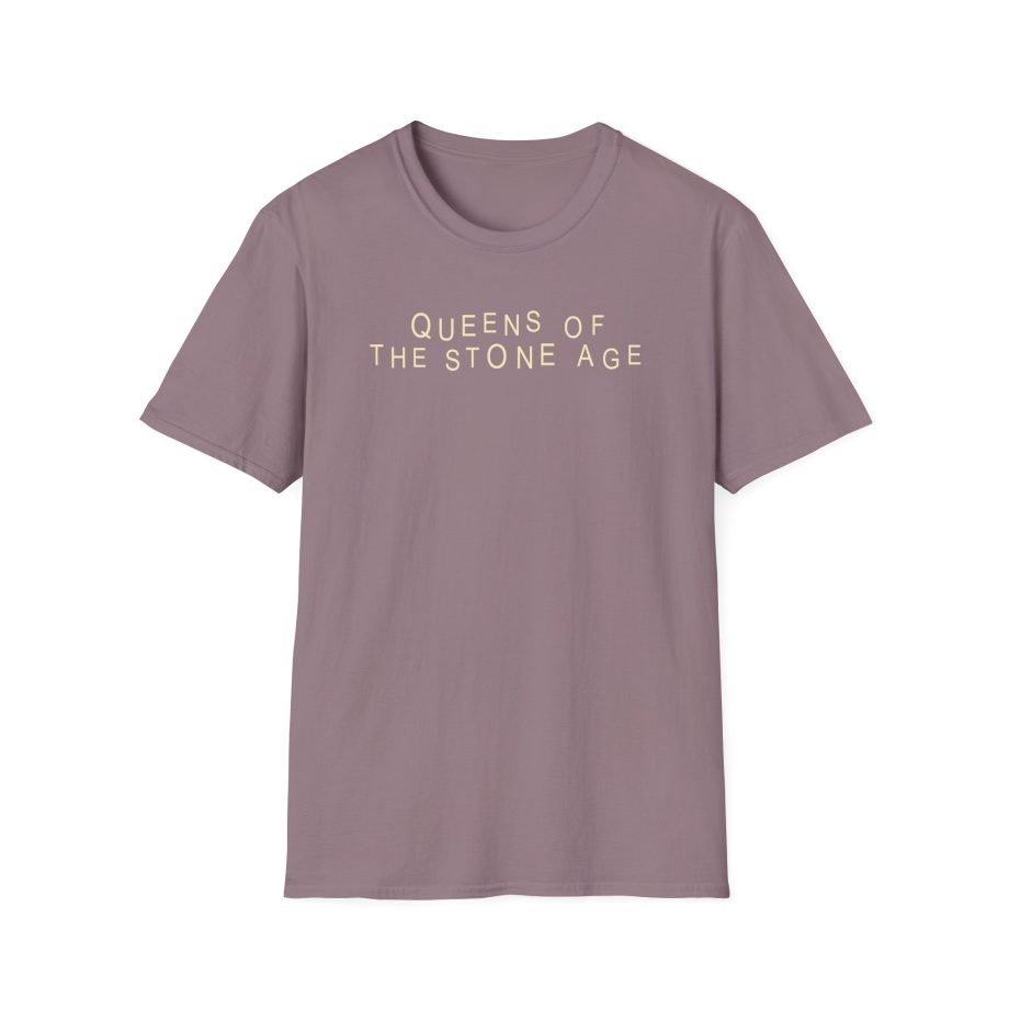 Queens of the Stone Age in Times New Roman Snake Unisex Softstyle T-Shirt