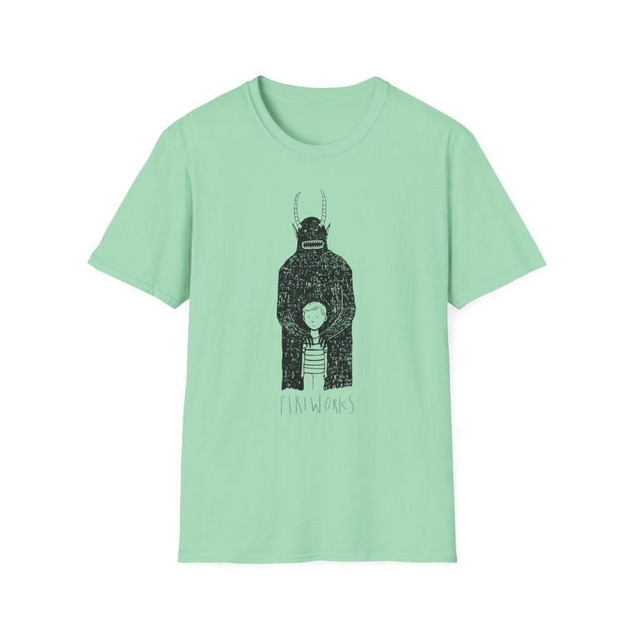 Fireworks Monster Unisex Softstyle T-Shirt