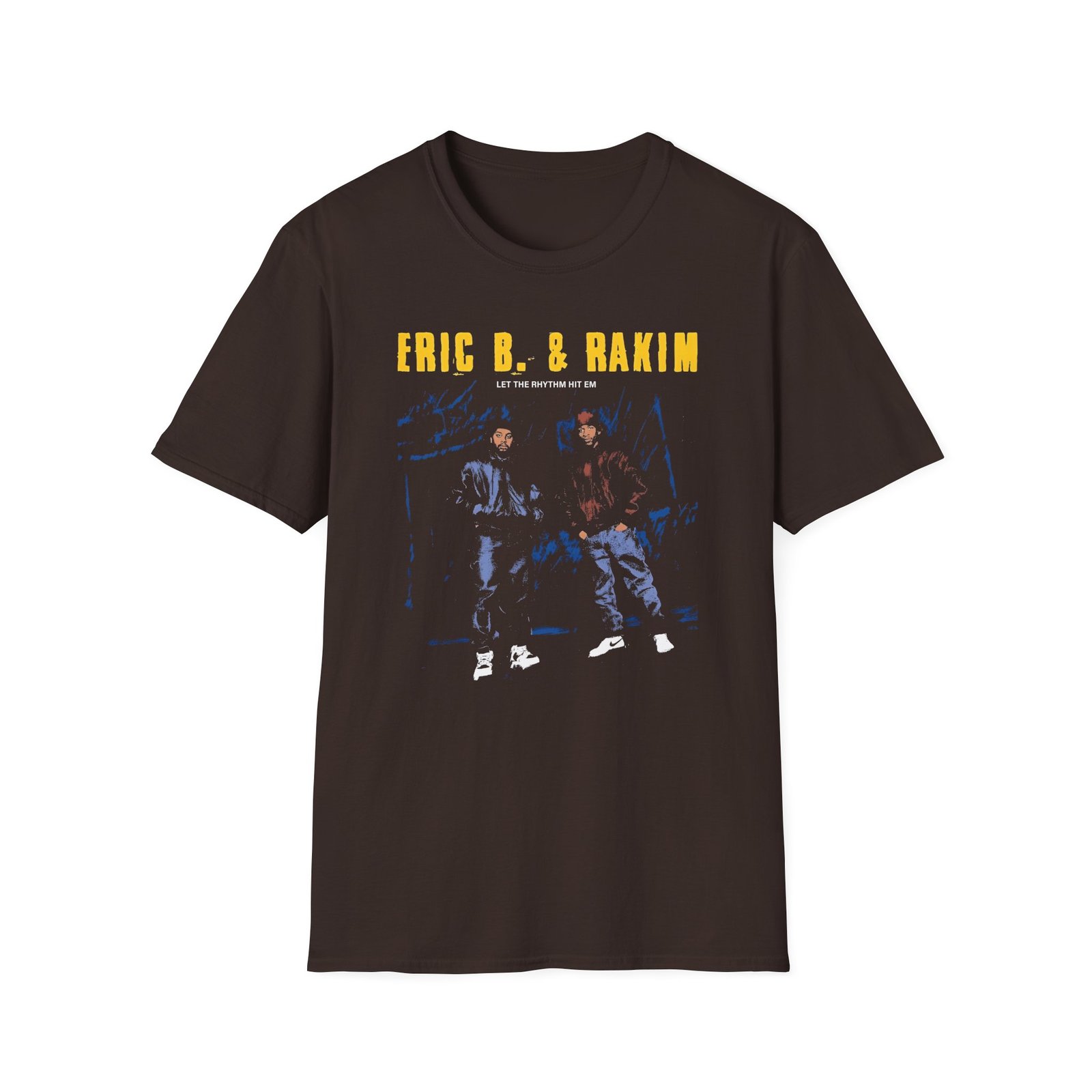 Eric B Rakim Colourised Unisex Softstyle T-Shirt