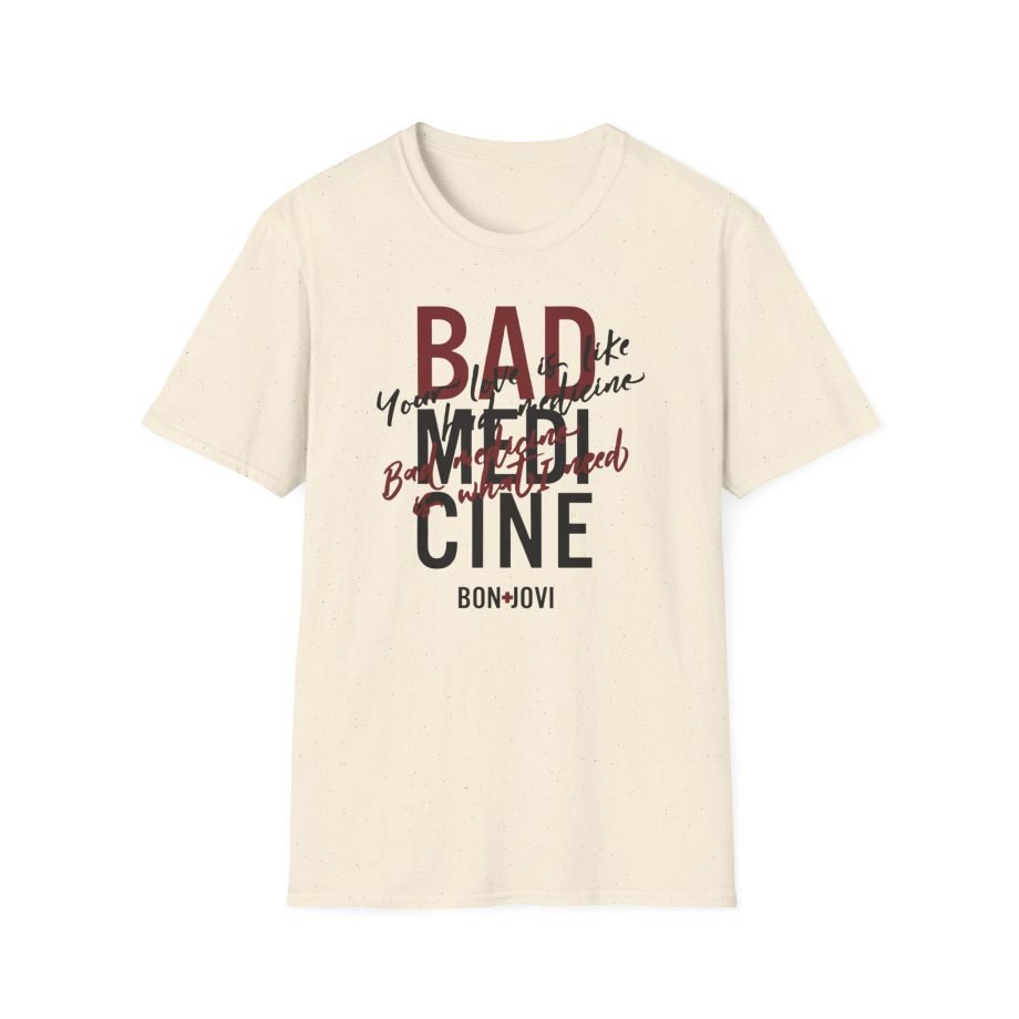 Bon Jovi Bad Medicine Unisex Softstyle T-Shirt