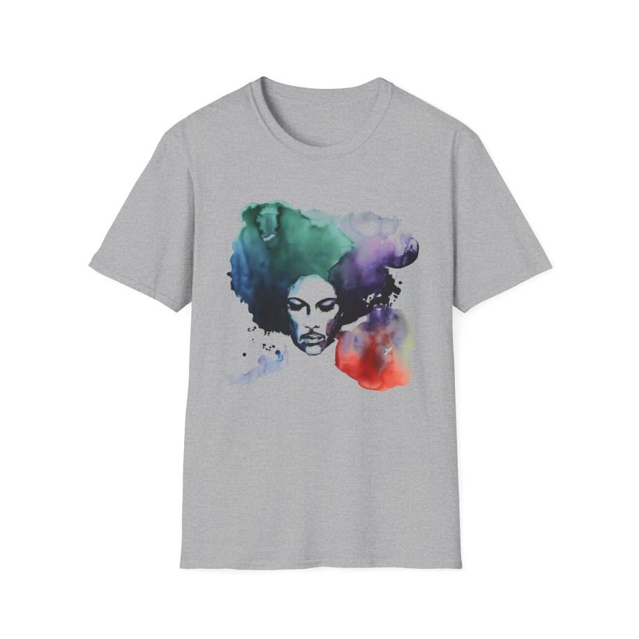 Prince Watercolor Portrait Unisex Softstyle T-Shirt