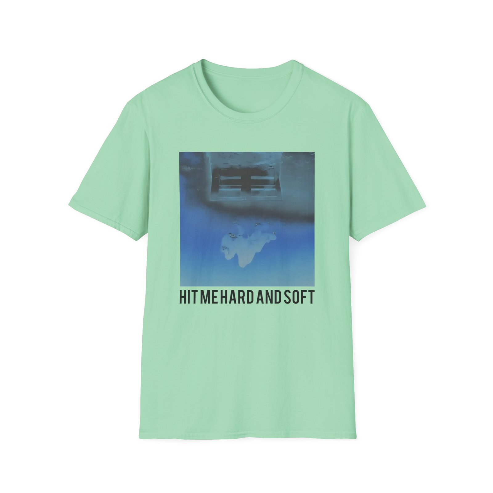 BE Hit Me Hard and Soft Cover Unisex Softstyle T-Shirt