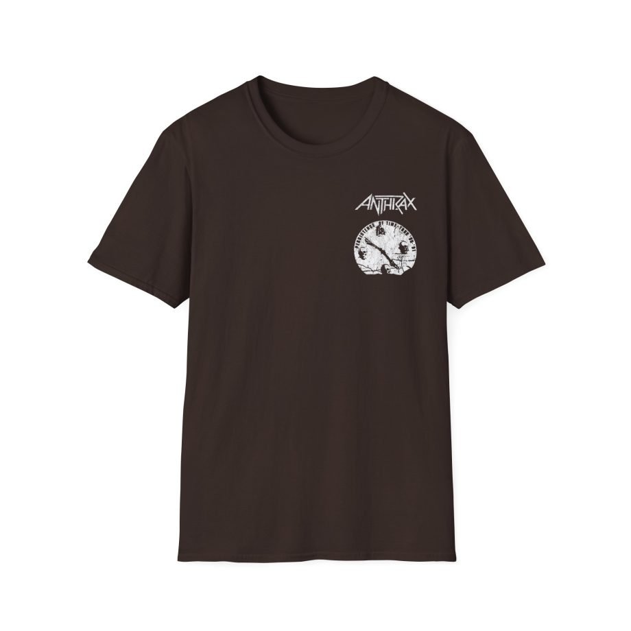Anthrax Broken Clock Unisex Softstyle T-Shirt