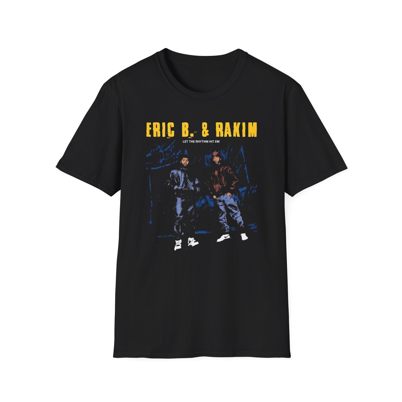 Eric B Rakim Colourised Unisex Softstyle T-Shirt