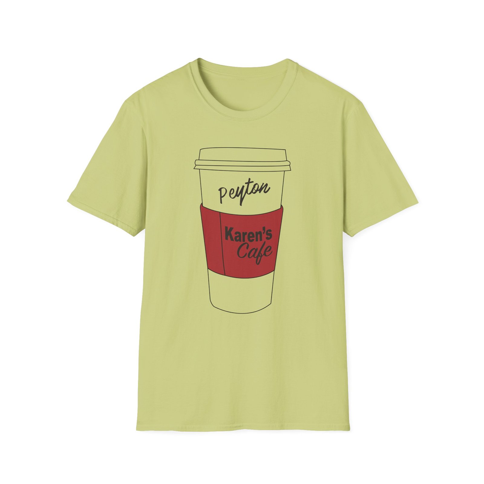 Karen's Cafe Peyton Coffee Unisex Softstyle T-Shirt