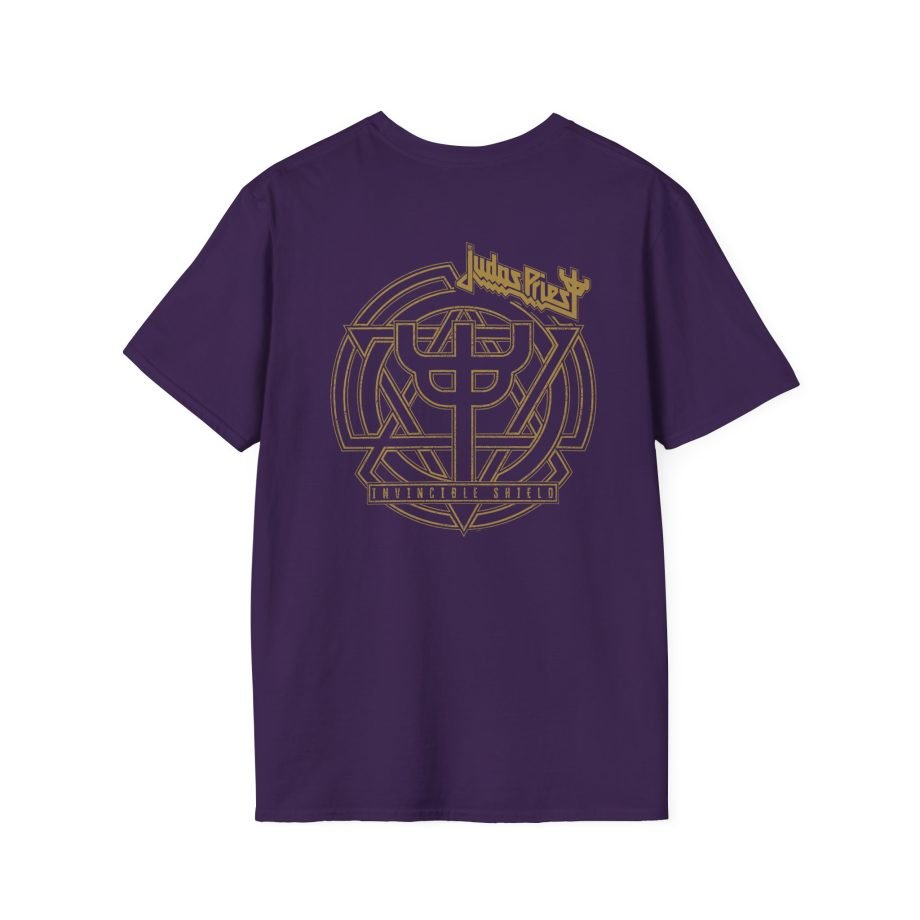 Judas Priest Gold Invincible Shield Unisex Softstyle T-Shirt