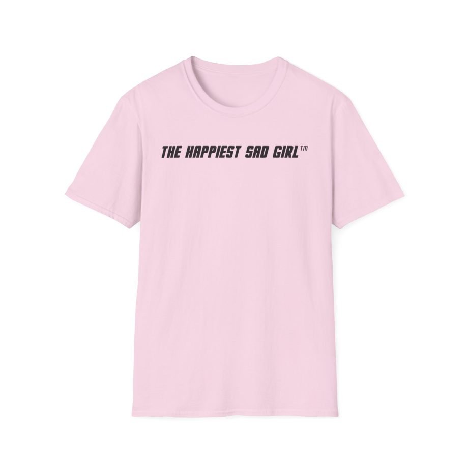 Lights Happiest Sad Girl Unisex Softstyle T-Shirt