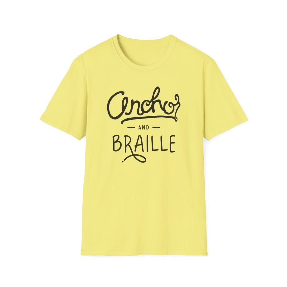 Anchor and Braille Unisex Softstyle T-Shirt