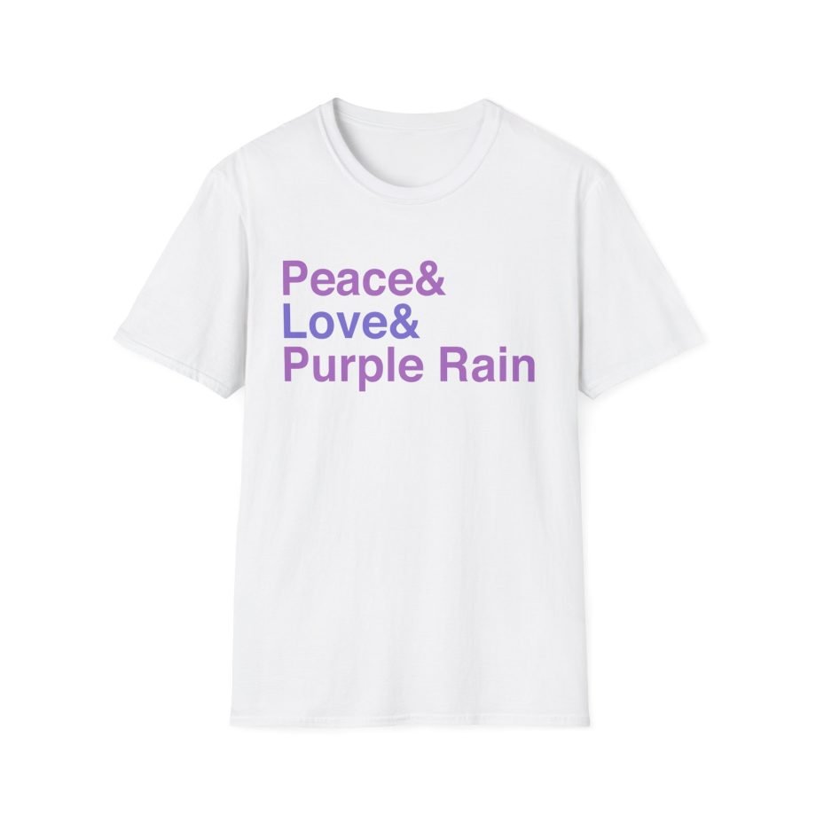 Prince & Love & Purple Rain Unisex Softstyle T-Shirt