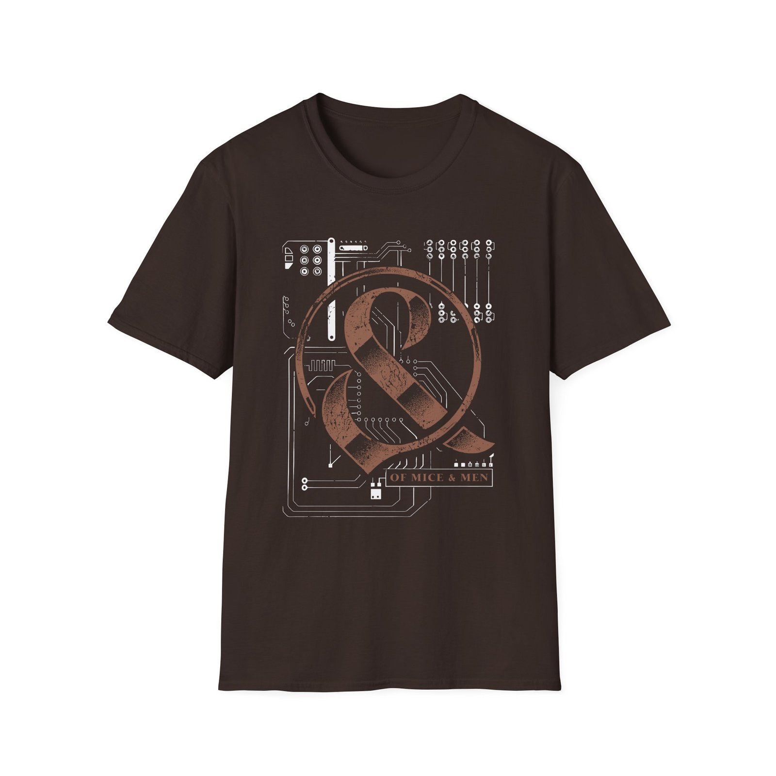 Of Mice and Men Circuit Board Unisex Softstyle T-Shirt