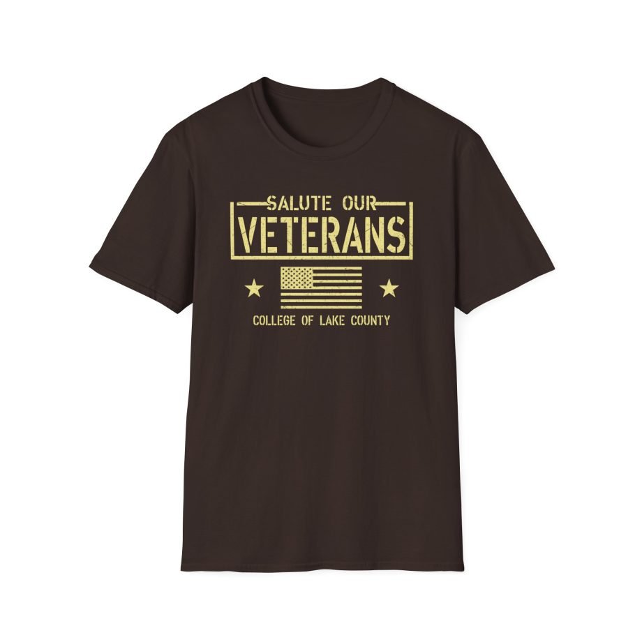 College Lake County Salute Our Veterans Unisex Softstyle T-Shirt