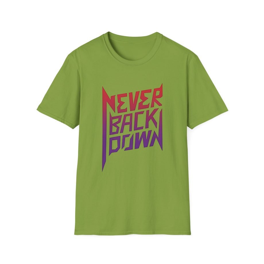 Nick Eh 30 Never Back Down Unisex Softstyle T-Shirt