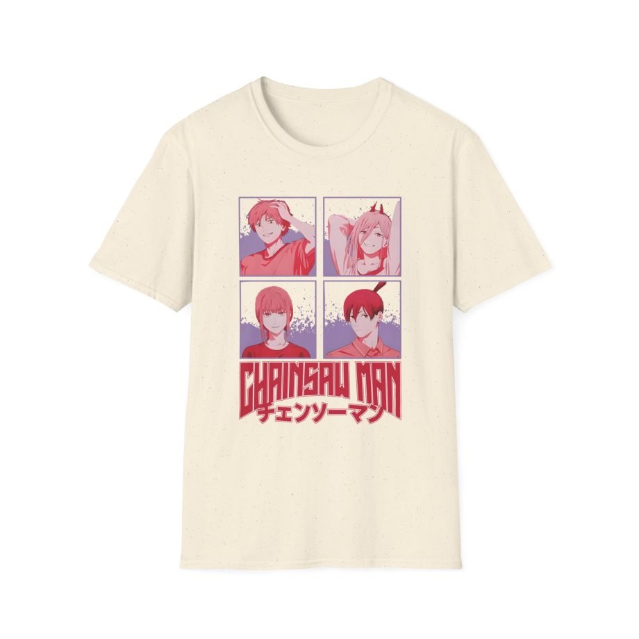 Chainsaw Man Tonal Group Unisex Softstyle T-Shirt