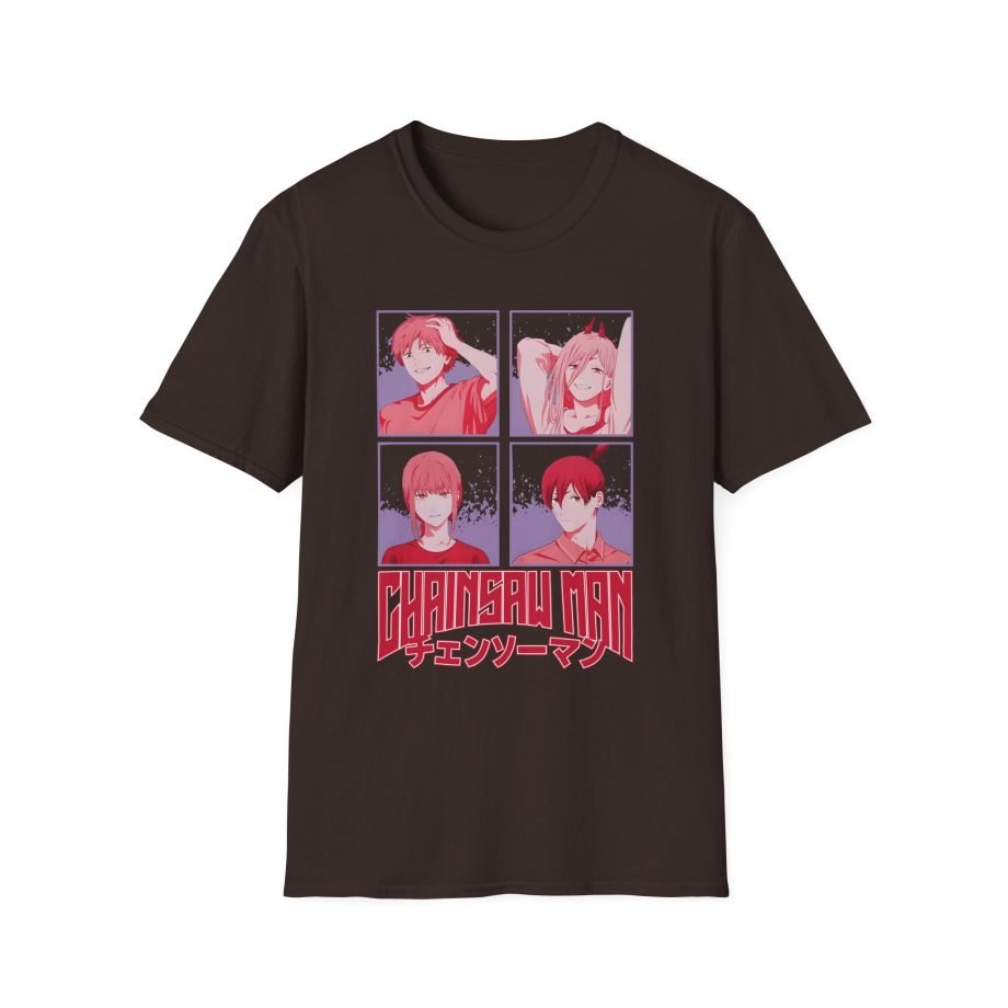 Chainsaw Man Tonal Group Unisex Softstyle T-Shirt