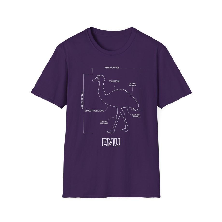 Oversimplified Emu War Unisex Softstyle T-Shirt