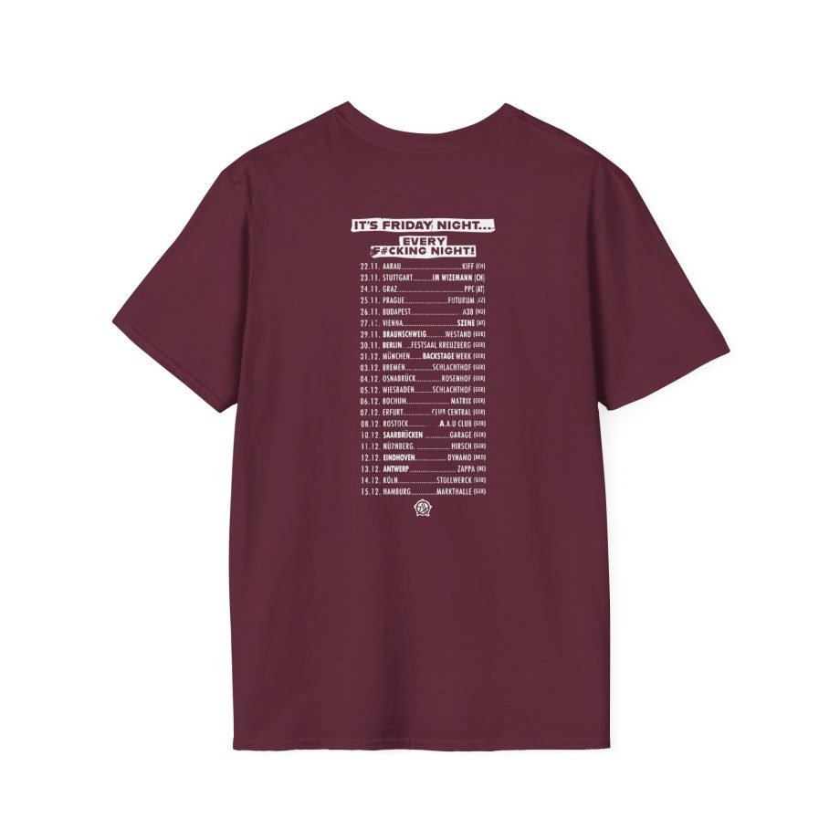 Zebrahead Lightning Skull Friday night tour Unisex Softstyle T-Shirt