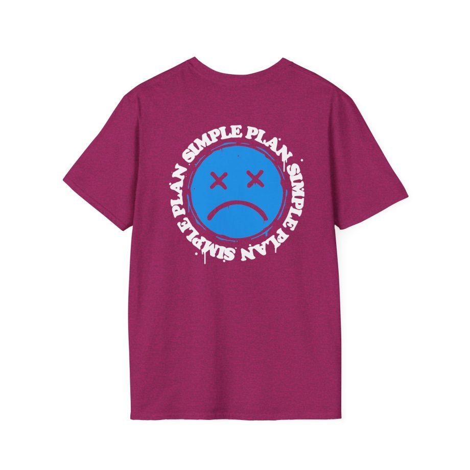 Simple Plan Sad Face Unisex Softstyle T-Shirt