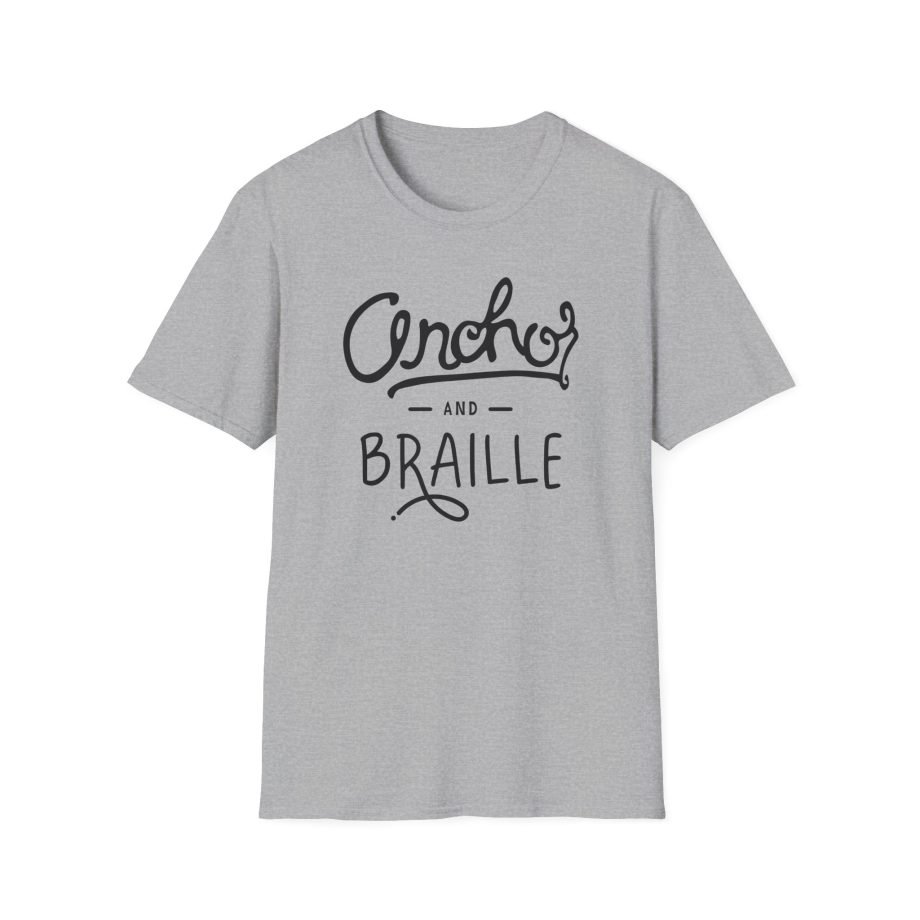 Anchor and Braille Unisex Softstyle T-Shirt