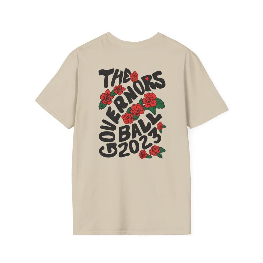 Gov Ball Flower Unisex Softstyle T-Shirt