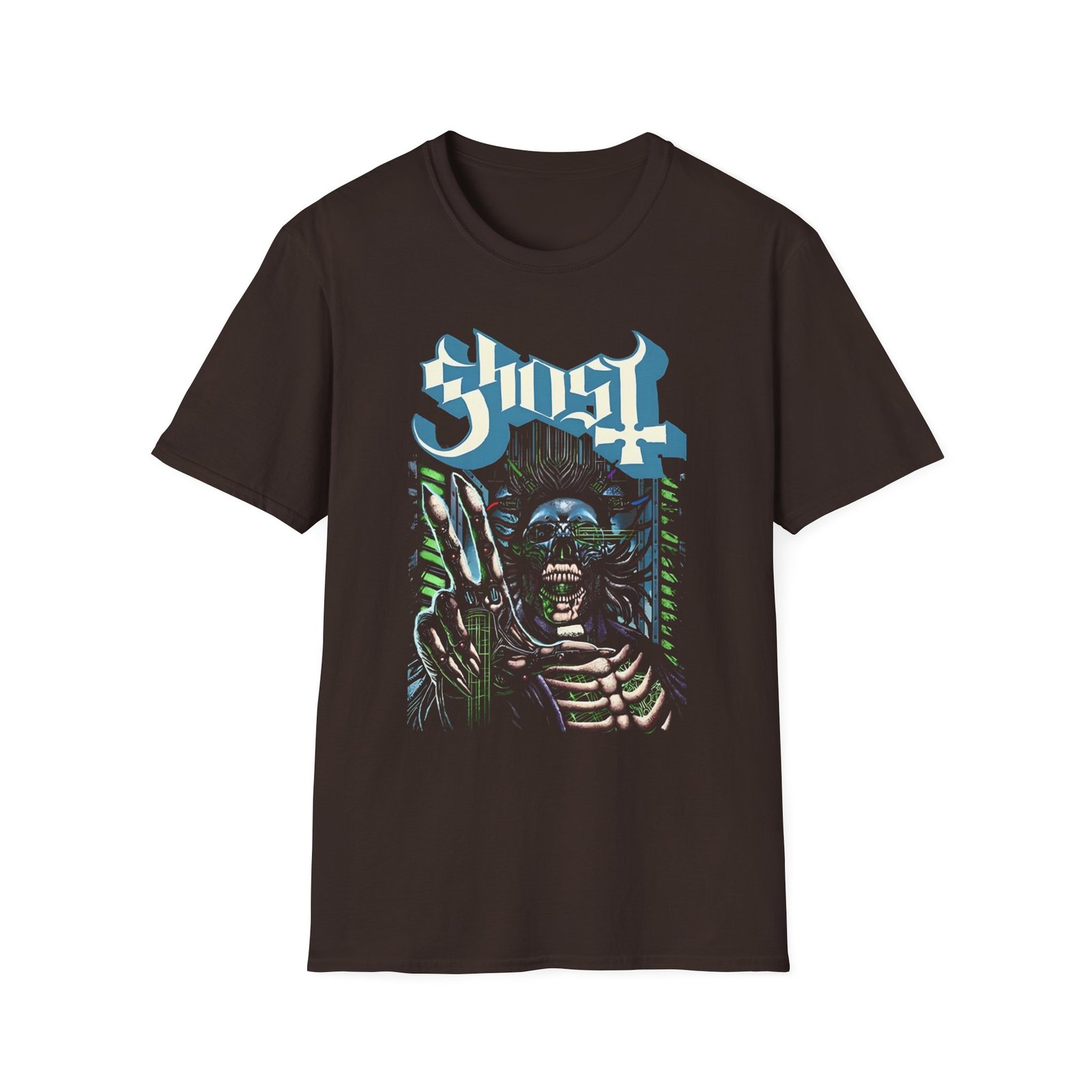 Ghost Band Cyborg Unisex Softstyle T-Shirt