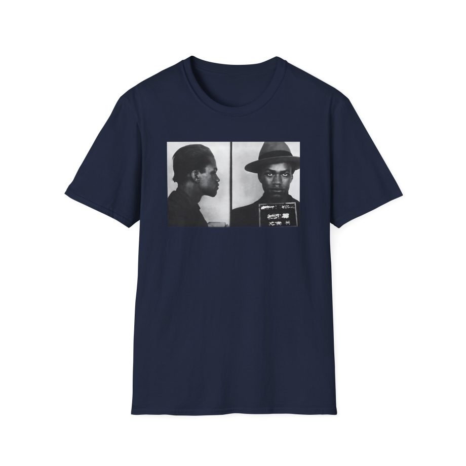 Malcolm X Mugshot Unisex Softstyle T-Shirt,