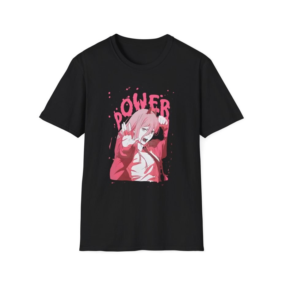 Chainsaw Man Power Splatter Unisex Softstyle T-Shirt