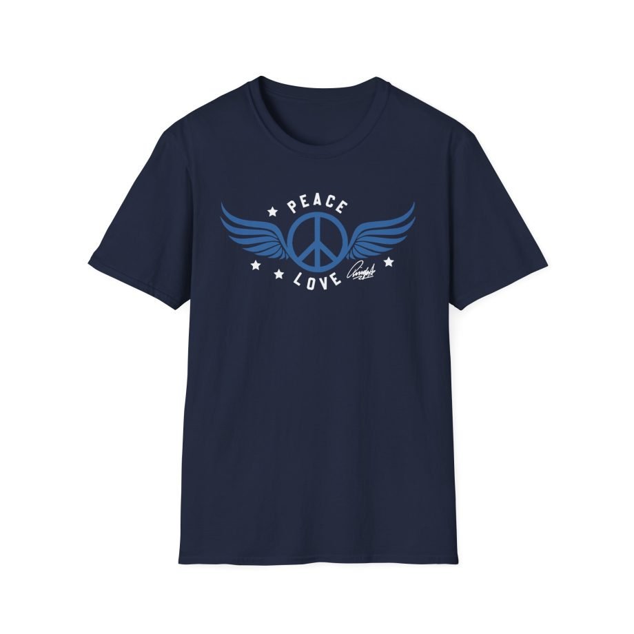 Ringo Starr Peace Love Unisex Softstyle T-Shirt