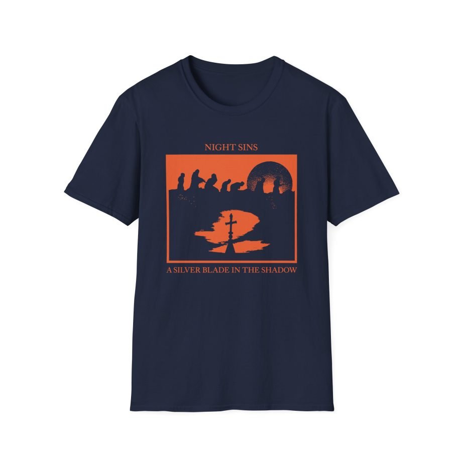Night Sins A Silver Blade In The Shadow Unisex Softstyle T-Shirt