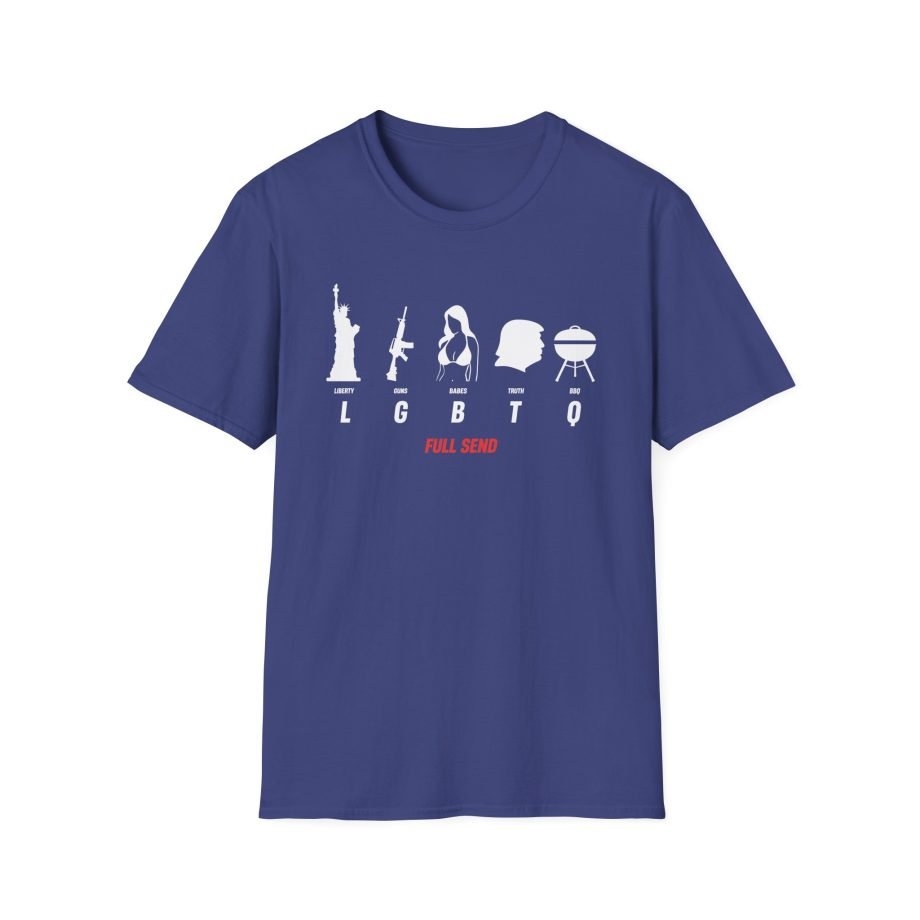 Full Send LGBTQ Unisex Softstyle T-Shirt