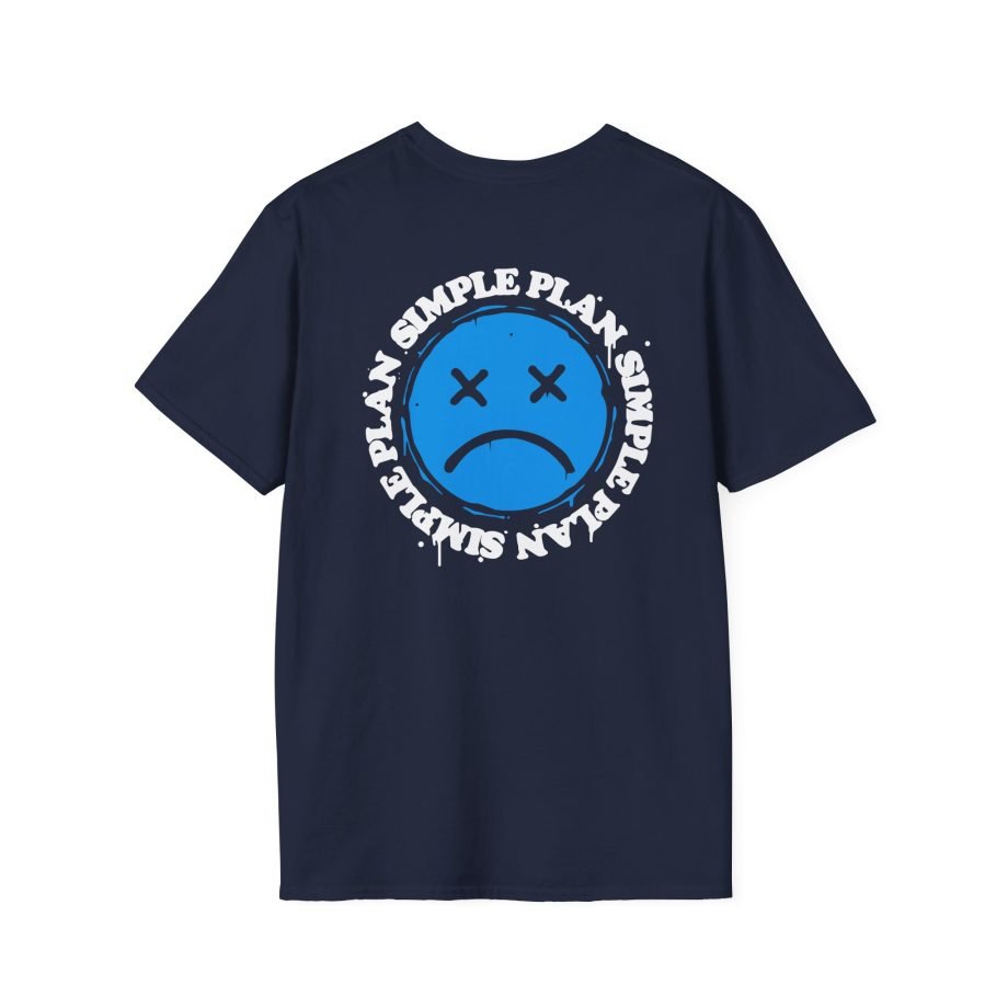 Simple Plan Sad Face Unisex Softstyle T-Shirt