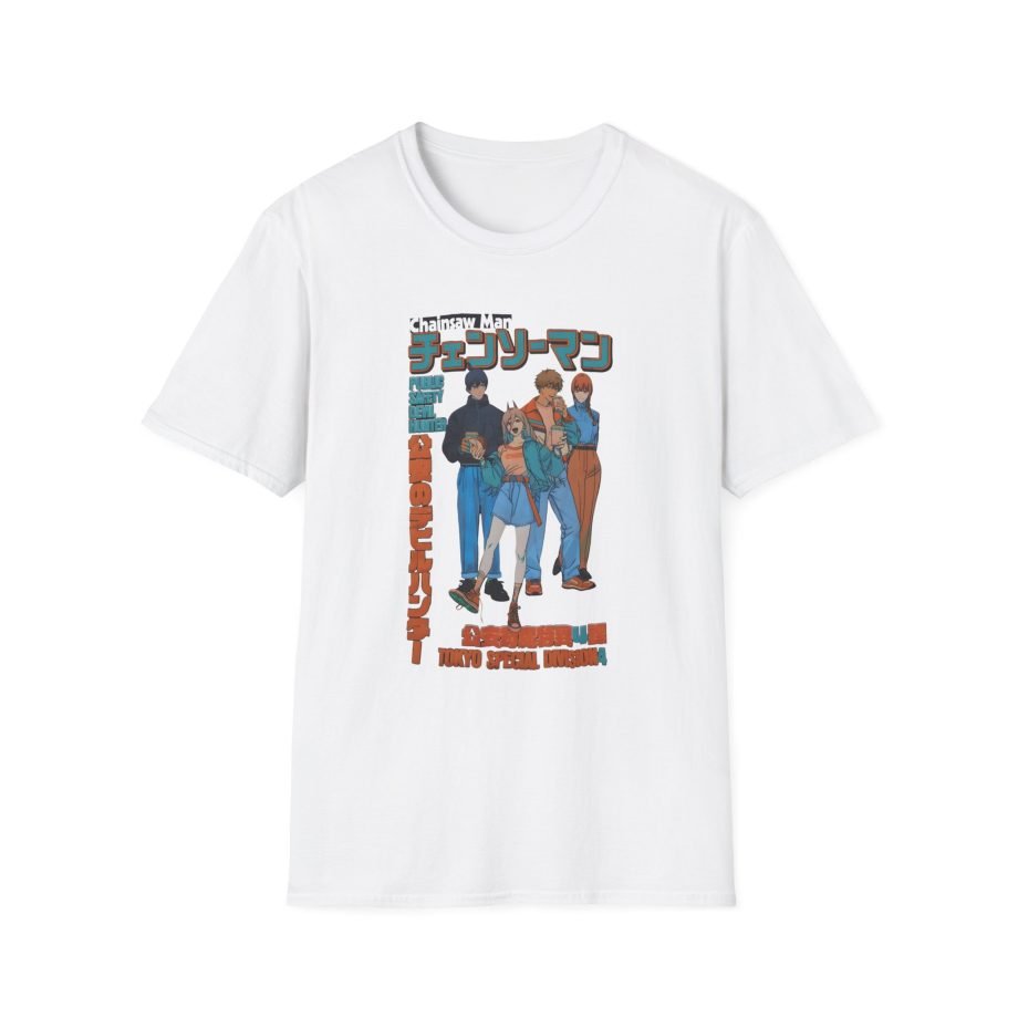 Chainsaw Man Group Unisex Softstyle T-Shirt