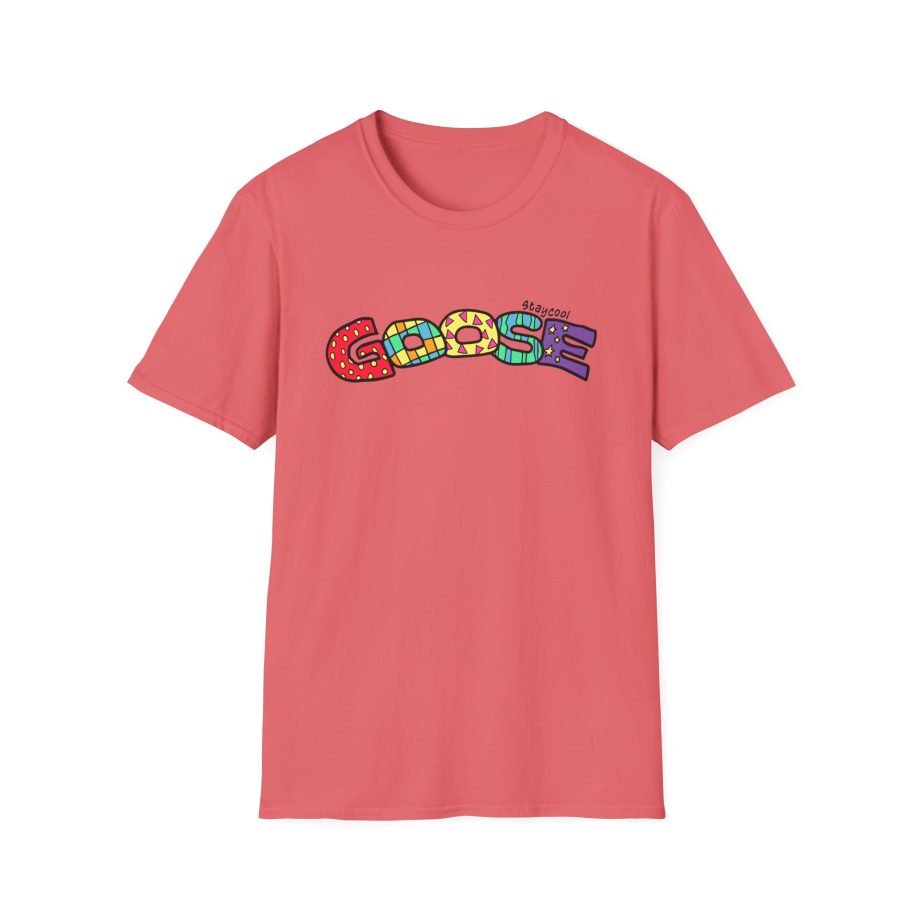 Goose x Staycool   Rainbow Unisex Softstyle T-Shirt